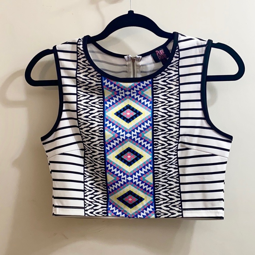 Aztec crop top